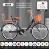Bicicleta dobrável para adultos, sem necessidade de instalação, para estudantes do sexo masculino e feminino, aro 24 ou 26, com sistema inflável gratuito, leve e ideal para deslocamentos diários.