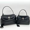Rodeo transfronterizo * hebilla de piel de vaca de primera capa bolso Kelly de cuero bolso tote tendencia de moda bolso de mano para llevar al hombro para mujer