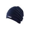Etiqueta de Metal Estilo Coreano Tendência Chapéu de Lã Tricotado Estilo Inverno Chapéu Pulôver Masculino e Feminino Chapéu Quente para Exterior Chapéu para Frio