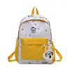 Nuevo 2026 Dibujo Animado Lindo Estampado Cachorro Gran Capacidad Ligero Mochila Escolar Mochila Simple Casual