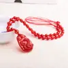 Colgante de Ágata Roja Natural Amuleto de los Doce Zodiacos Colgante Año Animal Caballo Conejo Dragón Tigre Rata Mono Serpiente Oveja Hombres y Mujeres