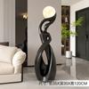 Figura artística adornos de piso regalo de inauguración de casa lámpara escultura abstracta decoraciones de bienvenida para lobby de hotel de alto nivel