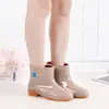Botas de Lluvia Bajas para Mujer, Zapatos de Goma Impermeables y Antideslizantes de Verano para Trabajo en Cocina, Botas de Agua de Caña Corta para Adultos, Stock Listo del Fabricante al por Mayor