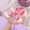Novas Chinelos Anticolisão My Little Pony Infantis para Meninas, Banheiro Interno Resistentes à Água Antiderrapantes Chinelos de Casa de Verão para Meninas