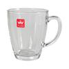 Jingyuan té casero gran capacidad hospitalidad taza de piña con asa vidrio sin plomo taza para cerveza cerveza de barril venta al por mayor