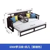 Cama Luohan, Madeira Maciça, Sofá-Cama Estilo Chinês Novo, Conjunto de Mesa de Chá e Cadeiras de Uso Duplo, Cama Deslizante, Sala de Estar de Apartamento Pequeno, Cama Estilo Zen