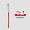 Set de 30 Brochas de Maquillaje Estilo Chino Rojo Zhenghong, Set de Brochas para Sombras de Ojos, Brocha para Corrector, Brocha para Párpado Inferior, Set Completo de Herramientas