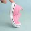 Fabricante Calzado de Lona Infantil Listo para Usar de Primavera y Otoño Europeo y Americano con Correas y Cubrepies, Zapatos de Tela Suaves de Suela Blanda Casual para Niños y Niñas