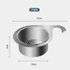 Cesto colador de cisne de acero inoxidable para fregadero, cesto de almacenamiento para suministros de cocina, escurridor colgante, estante de almacenamiento para fregadero