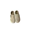 Mocassins Femininos de Plataforma para Outono Slip-on Mesclados Casuais Mules Sapatos de Salto Único para Pessoas Baixas