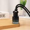 8ML Mini Frasco de Vidro Fragrância-Nel Mesmo Frasco Cilíndrico Preto Frasco de Perfume para Carro Frasco de Perfume para Carro Pingente de Joia