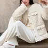 Nuevo Abrigo Retro de Lana de Cordero para Mujer Invierno 2026, Corte Holgado, Gama Alta, Cálido, Engrosado, Abrigo de Piel Ecológico