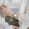 2024 Nuevo Moda Pequeño Verde Reloj Mujer Cuadrado Pequeño Elegante Celebridad de Internet Gama Alta Pequeña Esfera Reloj de Mujer