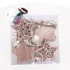 Nuevo colgante navideño de madera hueco árbol de Navidad alce colgante DIY decoración fiesta navideña colgante de Navidad