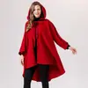 Nuevo cosplay de Halloween para adultos, capa roja y negra de manga larga, Caperucita Roja, túnica de mago medieval para mujer, vestido de muerte
