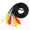 Cable de audio AV uno-tres cable de TV línea de loto decodificador DVD cable de audio 3.5mm uno-dos
