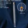Tubo de Incenso de Vidro Acrílico, Tubo de Incenso, Tubo de Incenso Portátil, Tubo de Incenso Longo e Curto, Tubo de Incenso com Suporte para Incenso
