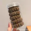 Cuerda Negra Simple para el Cabello, Gama Alta, Goma Elástica de Alta Elasticidad, Goma para el Cabello, Sin Marca, Sin Daño al Cabello, Goma para el Cabello, Accesorio Versátil para el Cabello para la Vida Diaria de las Mujeres