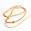Collar Trenzado Ajustable Hecho a Mano Cordón Hebilla de Seguridad Esmeralda Dorado Colgante de Cuello Simple Negro y Rojo para Hombres y Mujeres Cordón