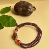 Pulsera de Cristal Natural con Granate de Múltiples Capas Pulsera con Cuentas de Ágata Roja Estilo Ins Pulsera de Cristal Venta al por Mayor