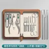 Set de Cortaúñas, Pinza para Cutícula, Pinza para Ranura de Uña, Cortaúñas Especializado, Pinzas para Cutícula, Cortaúñas para Hombres y Mujeres, Pedicura