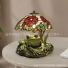 Artesanato Criativo de Resina Transfronteiriço Sapo sob Guarda-chuva Decoração de Mesa para Casa Lado da Cama Luminária de Mesa Ornamento Decorativo Fofo