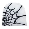 Gorro de Punto Jacquard de Spider-man Transfronterizo Moda de Comercio Exterior Dibujos Animados Gorro de Lana para Hombres y Mujeres Esquí Prueba de Frío Gorro Cálido