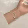 Pulsera Doble Capa de Estrella Pulsera de Diseño de Nicho ins Pulsera Simple para Estudiante Pulsera de Estilo Frío Femenino