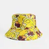 Sombrero de Pescador Pato Amarillo Celebridad de Internet, Sombrero de Sol Reversible Vintage con Protección Solar, Sombrero de Cubo Hip-Hop Versátil para Exteriores Unisex