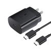 Cargador súper rápido transfronterizo de 25WPD adecuado para Samsung note10S22, cabezal de carga US, Europa y Reino Unido
