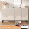 Aparador de pizarra estilo italiano, mueble de almacenamiento moderno minimalista para sala de estar, armario de cocina de lujo ligero, mueble de almacenamiento de té y vino montado en la pared