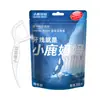 Hilo dental desechable Xiaolu madre para familia portátil en forma de lazo Palillo con hilo dental Bolsa de palillos hilo dental al por mayor