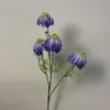 Flores artificiais em tons de roxo estilo Monet para casamentos no jardim, arranjos de chão para salão de casamentos, flores de seda roxo claro e roxo pálido em estoque