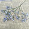 Ramo de Flores Secas Gympani Simulado Sentido de Alto Nivel Venta al por Mayor Flor Artificial Decoración de Boda Flor Pegamento Suave Flor Simulada Gympani