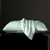 Fundas de almohada de seda de morera de 40 momme, juego de dos, fundas de almohada de seda 48x74cm, funda de almohada individual de seda helada 2