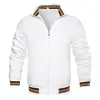 Otoño/Invierno 2023 Comercio Exterior Transfronterizo Chaqueta Cardigan Nueva de Color Sólido para Hombre Chaqueta de Entrenador Casual para Hombre Fabricante En Stock