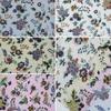 Algodón en stock tela estampada al por mayor moda fresca floral activo tela estampada ropa de niños tela para camisa