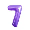 Globo Digital de Papel de Aluminio de 40 pulgadas Forma de Set de Cumpleaños Suministros de Decoración para Fiestas Globos con Números de Cumpleaños Venta al por Mayor