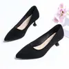 Nuevos Zapatos de Tacón Alto Formales de Moda Otoño/Invierno 2026 para Mujer, Estilo de Comercio Exterior, Tacones de Aguja para Mujer, Transfronterizo