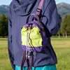 Bolso de Hombro Multifuncional Elegante de Nylon con Estilo Western, Bolso Cruzado de Moda con Bloques de Color Modernos, Mini Bolsita para Teléfono