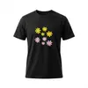 Nova camiseta feminina de manga curta com gola redonda, fina, para uso casual ao ar livre e esportes de verão, top versátil de cor sólida com caimento justo e ombros normais para homens