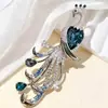 Broche de Nuevo Estilo Transfronterizo, Ramillete Colorido para Mujer, Alfiler Exquisito, Estilo Retro Europeo y Americano, Accesorio para Traje, Joyería Anti-Exposición