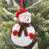 Decorações de Natal argila macia gengibre homem Papai Noel pingente pequeno novo enfeites da árvore de Natal presentes de Natal