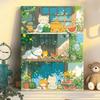 Pintura al Óleo Digital DIY de Hayao Miyazaki Rellenar Color Pintado a Mano Color al Óleo Acrílico Estrella Animación Textura Estéreo