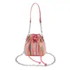 Mini bolso pequeño de comercio exterior para mujer, bolso cruzado, nuevo estilo 2026, bolso de mano tipo cubo, bolso de hombro único con cadena de nicho de alta gama