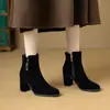 Terciopelo Talla Gruesa Botas de Jinete Nuevas 33 Botas de Tacón Alto Mate 52 Botines Mujer Talla Amazon 2024 Comercio Exterior Rojo