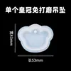 Venda Direta de Fábrica Molde Geométrico para Brinco DIY de Resina Cristal UV Resina Joia Pingente Molde de Silicone de Resina Epóxi