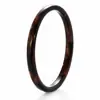 Suministro exclusivo transfronterizo de pulseras redondas de resina de moda, tendencia y nicho, venta al por mayor de joyería vintage redonda de resina degradada