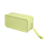 Bolsa de maquiagem de silicone, portátil e à prova d'água, em cores macaron, para guardar itens de higiene pessoal, uma bolsa de maquiagem de tamanho de viagem