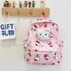 Transfronteiriça Primavera 2025 Nova Sanrio Mochila Escolar Estudante Boneca Desenho Animado Mochila de Nylon Mochila Escolar Estudante do Ensino Fundamental